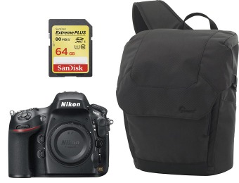 29% off Nikon D800 36.3MP DSLR Camera, Bag & 64GB Memory Card