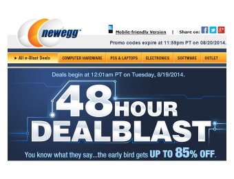 Newegg 48 Hour Deal Blast - Up to 85% off Tons of Items