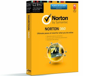 72% off Symantec Norton 360 2014 - 1 User / 3 Licenses