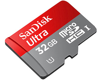 71% off SanDisk Ultra 32GB microSDHC Class 10 Memory Card