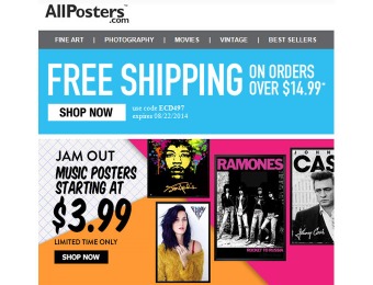 Allposters Music Posters Sale - Posters Starting at $3.99