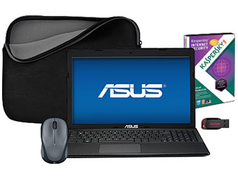 $108 off Asus 15.6" Laptop Essentials Bundle (i3/4GB/500GB)