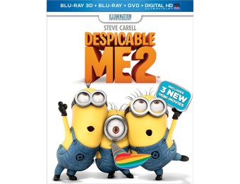60% off Despicable Me 2 (Blu-ray 3D + Blu-ray + DVD Combo)