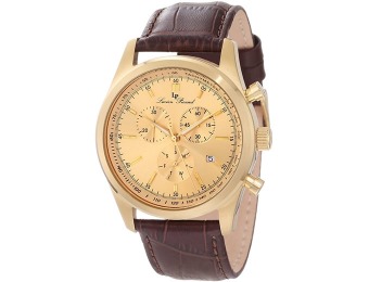 $635 off Lucien Piccard Eiger Chronograph Men's Leather Watch