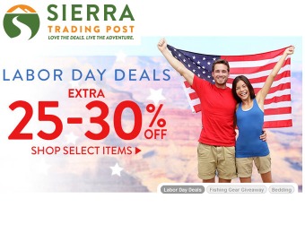 Sierra Trading Post Labor Day Deals - Up to an Extra 30% off