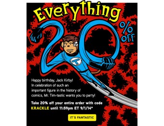 Save 20% off Your Entire Order at ThinkGeek.com
