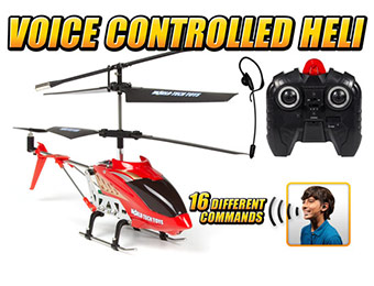 63% off Heli Command Voice Control RC Helicopter