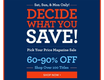 Labor Day Magazine Sale - Up to 90% off Subscriptions, 100+ Titles