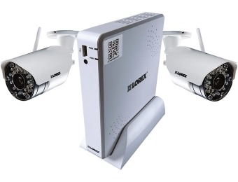 $100 off Lorex 4-Ch, 2-Camera Wireless DVR Security System