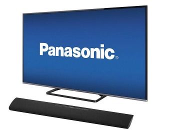 $550 off Panasonic 60" 1080 LED Smart HDTV, Bluetooth Soundbar