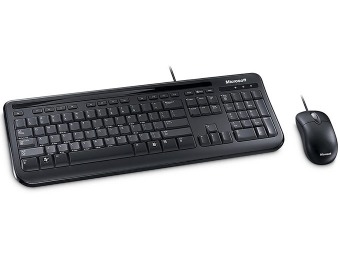 50% off Microsoft Desktop 400 USB Wired Keyboard & Mouse