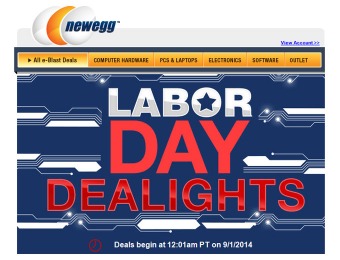 Newegg Labor Day Dealights - 17 Great Deals