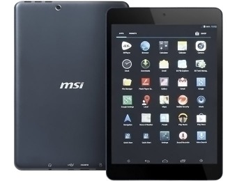 $100 off MSI Primo 81 Android Tablet, Quad-core/1GB RAM/16GB