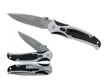 $45 Off Gerber Aluminum Presto 3.0 Serrated Folding Knife