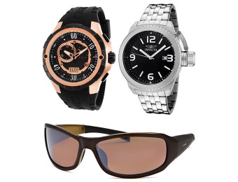 $1,080 off Invicta Corduba SS & Elini Trespasser Watches + Sunglasses