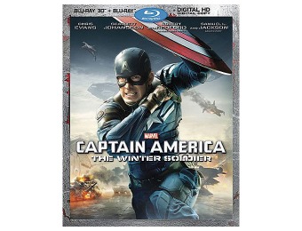 50% off Captain America: The Winter Soldier 3D Blu-ray Combo