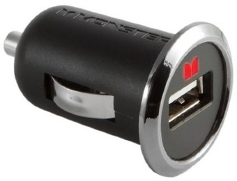 73% off Monster MBL 600 CCHGR-1 2.1A USB Car Charger