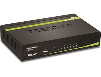 $26 off TRENDnet 8-Port Gigabit GREENnet Switch, TEG-S24Dg