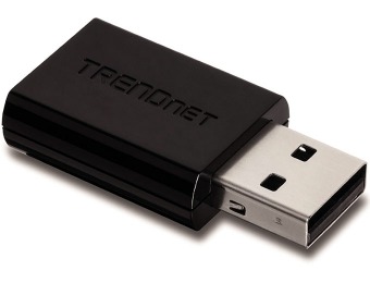 58% off TRENDnet Wireless AC600 Dual Band USB 2.0 Adapter