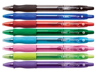 50% off 8-Pack BIC Velocity Retractable Ballpoint Pens