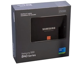 Extra $20 off Samsung 840 250GB SATA III SSD w/ code EMCXTWL24