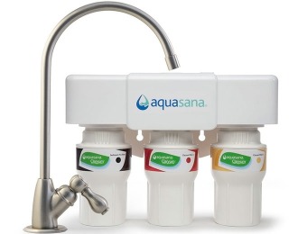 $114 off Aquasana 3-Stage Under Counter Water Filter System
