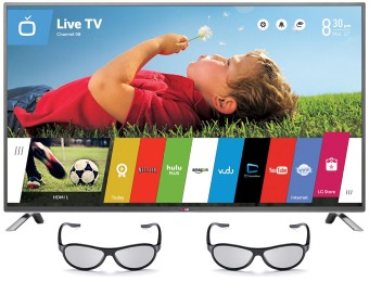 31% off 60" LG 60LB7100 1080p 3D Smart LED HDTV w/ 3D Glasses