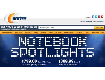 Newegg Notebook Deals & Summer Blow Sale, Up to 80% off