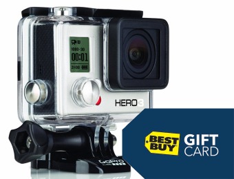 Free $25 Gift Card with GoPro Hero3 White Edition Purchase