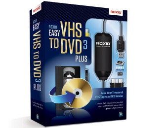50% off Roxio Easy VHS to DVD 3 Plus Media Converter - Windows