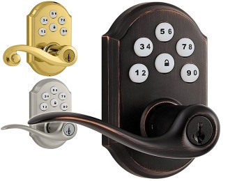 68% off Kwikset 911 SmartCode Electronic Keypad Lock, 3 Colors