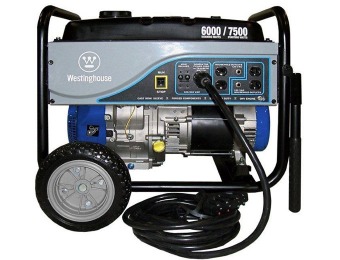21% off Westinghouse WH6000S Portable Generator w/ Power Cord