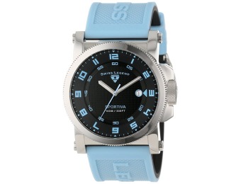 94% off Swiss Legend Sportiva Textured Dial Silicone Men's Watch