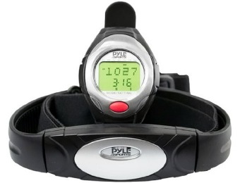 70% off Pyle One Button Heart Rate Watch