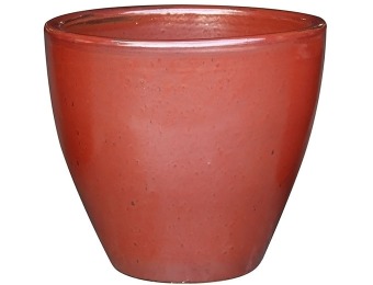 90% off Garden Treasures Brown Ceramic Indoor/Outdoor Planter