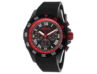 $350 off Red Line Men's RL-60057 Chronograph Black Watch