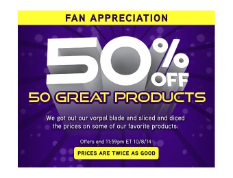 ThinkGeek Sale - 50% Off 50 Great Products