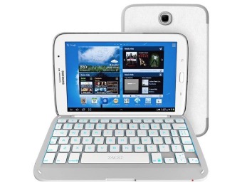 80% off ZAGGkeys Samsung Galaxy Note 8 White Folio Keyboard