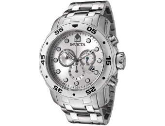 84% off Invicta 0071 Pro Diver Chronograph Stainless Steel Watch