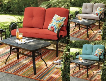 $304 off Sonoma Outdoors Belle Harbor Love Seat & Coffee Table Set