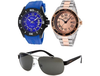$1,099 off Invicta & Elini Barokas Watches with Free Sunglasses