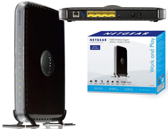 55% Off Netgear DGN3500 N300 Wireless Gigabit ADSL2+ Router