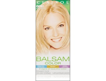 87% off Clairol Balsam Hair Color 600 Palest Blonde 1 Kit (Pack of 3)