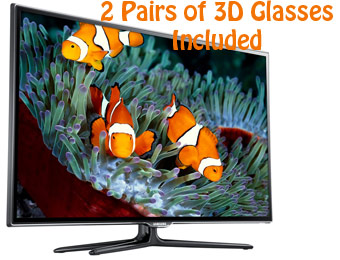 $1002 Off Samsung UN60ES6500 60" 3D LED HDTV w/ 2 3D Glasses