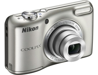 28% off Nikon Silver CoolPix L27 16.1 MP 5x Zoom Digital Camera