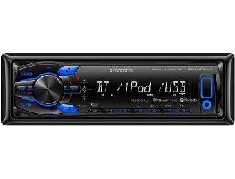 $107 off Kenwood KMM-BT308U Bluetooth In-Dash Digital Receiver