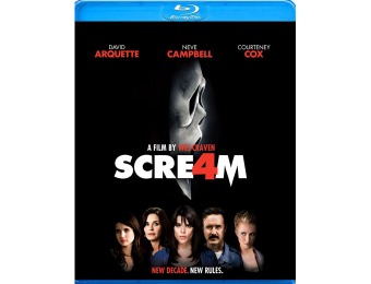 75% off Scream 4 Blu-ray + DVD + Digital Copy
