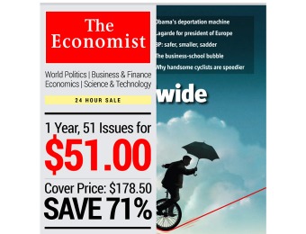 71% off The Economist Magazine Subscription, $51 / 51 Issues