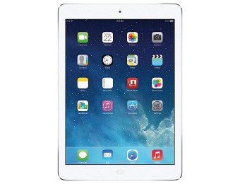 20% off Apple iPad Air MD789LL/A (32 GB, Wi-Fi, White with Silver)