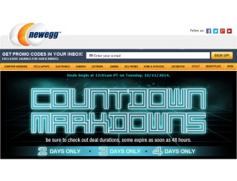 Newegg Countdown Markdown Sale - Tons of Great Deals